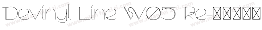 Devinyl Line W05 Re字体转换